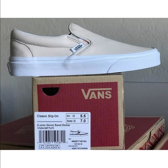 Vans Women’s Classic Slip-On Lurex Gore - Picture 8 of 8